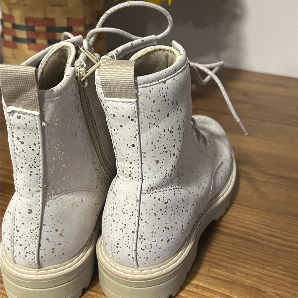 Cupcake Couture Speckled Light pink girls Boots size 5 - Picture 7 of 7